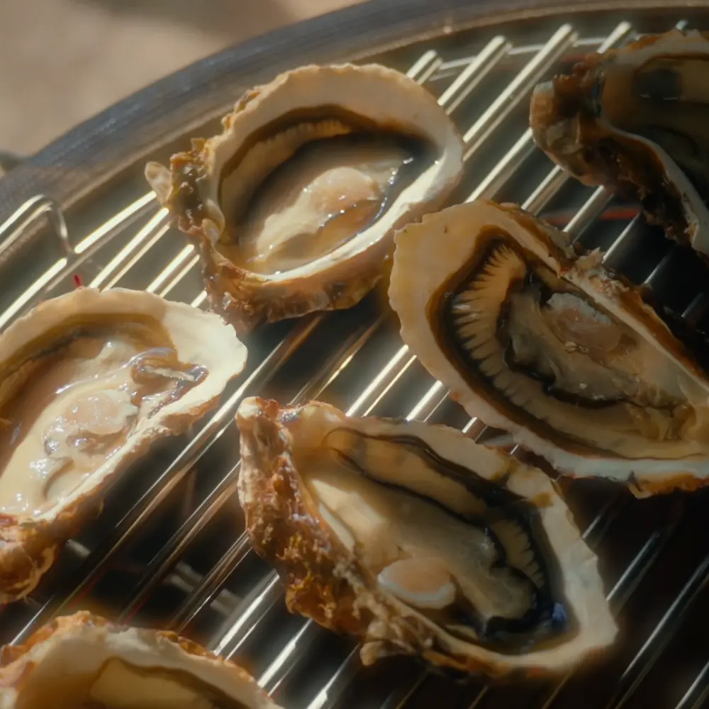 huitres kamado