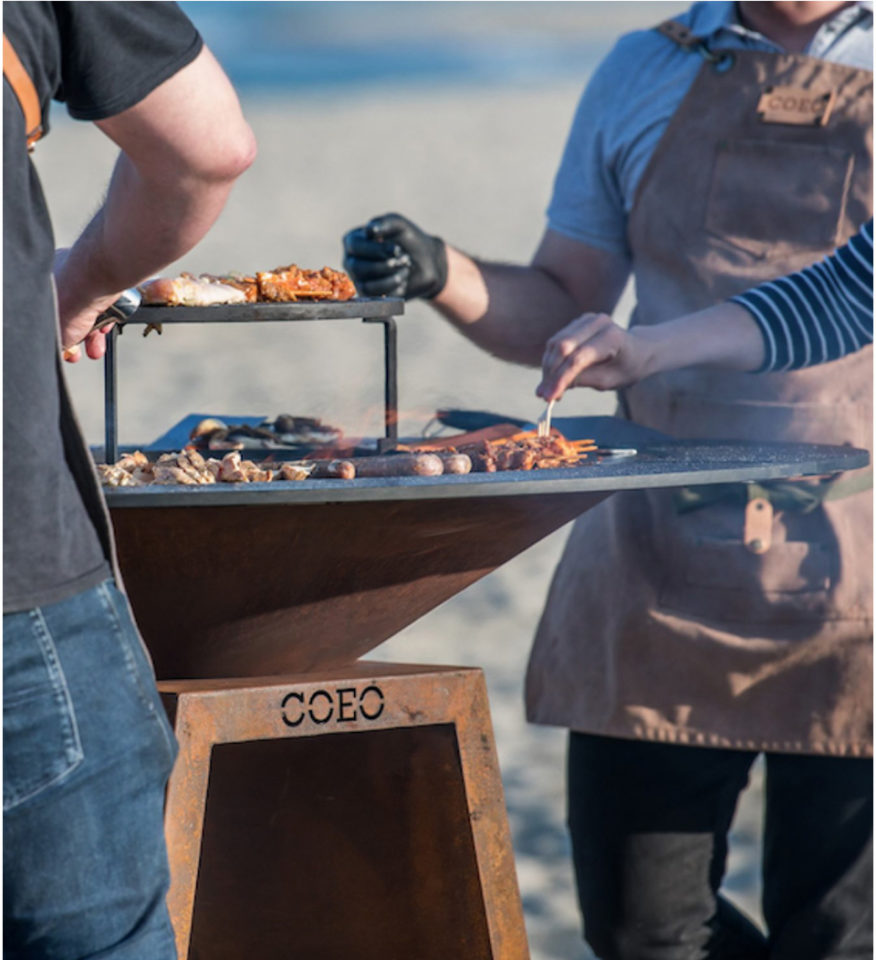 brasero plancha