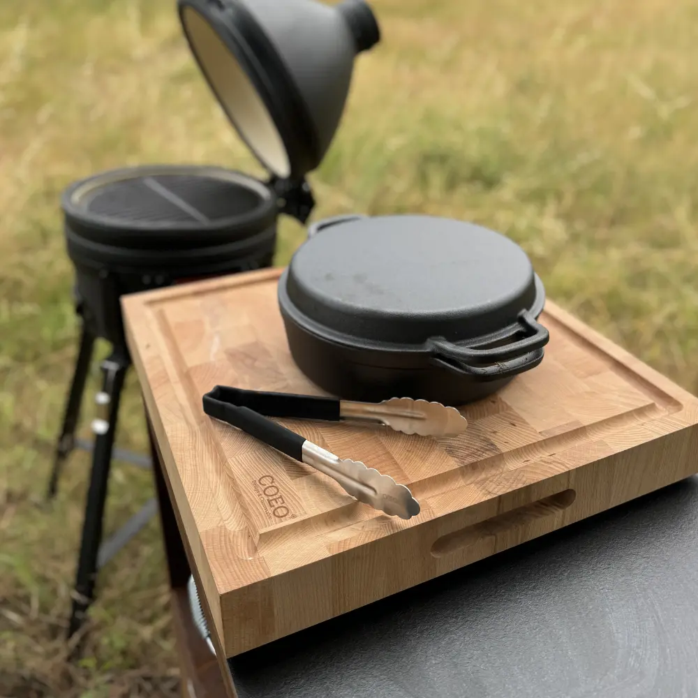 billot butcher block brasero kamado