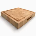 End-Grain Beech Butcher Block 50x50 cm