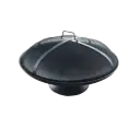 Round Cast Iron Fire Pit for Ambience – Ø 59 cm