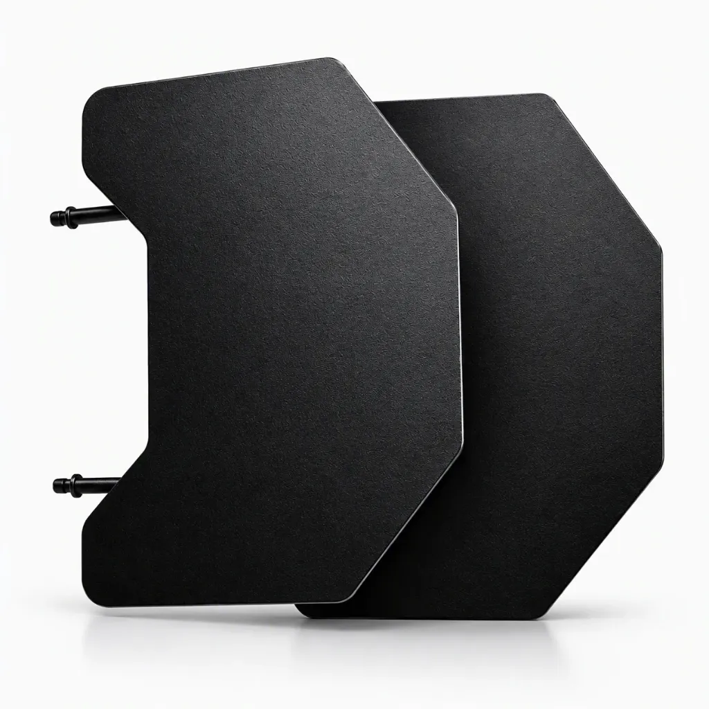 [C-A-STQL] 2 tablettes latérales pour kamado Large 21" (Droite & Gauche)