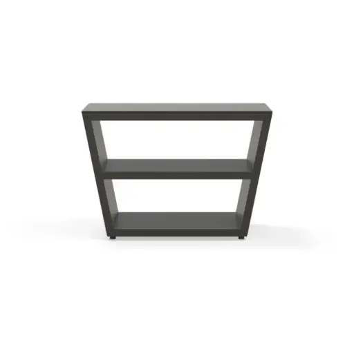 [COMPB] Desserte de Cuisine Extérieure Trapèze pour Brasero et Barbecue (Acier galvanisé laqué noir)