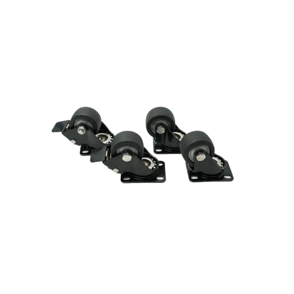 [R3] Kit di ruote per brasero e mobili da esterno (set da 4) (Acier)