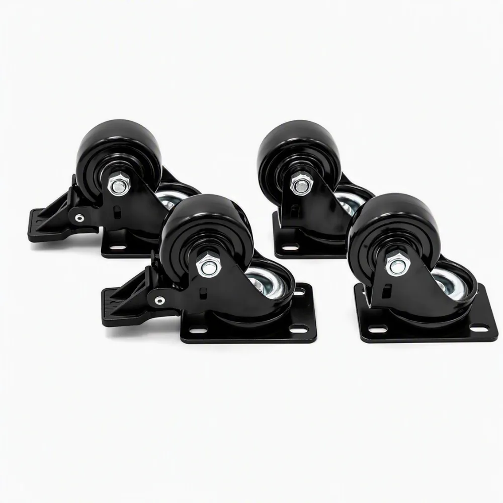 Kit de rodas para brasero e mobiliário de exterior (conjunto de 4)