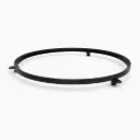 Barrera (bumper) con anillo de contención para brasero