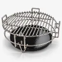 Cocción multinivel y deflectores Split & Mix para kamado