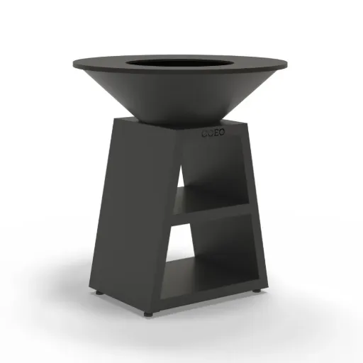 [TRIO98B] Brasero Plancha Barbecue Ø98Cm (PRETO, 110cm)