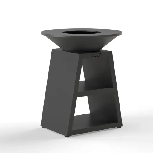 [TRIO82B2] Brasero TRIO Ø82cm (Acier galvanisé laqué noir)