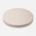 Ceramic baking stone and pizza deflector - Ø36cm (white)