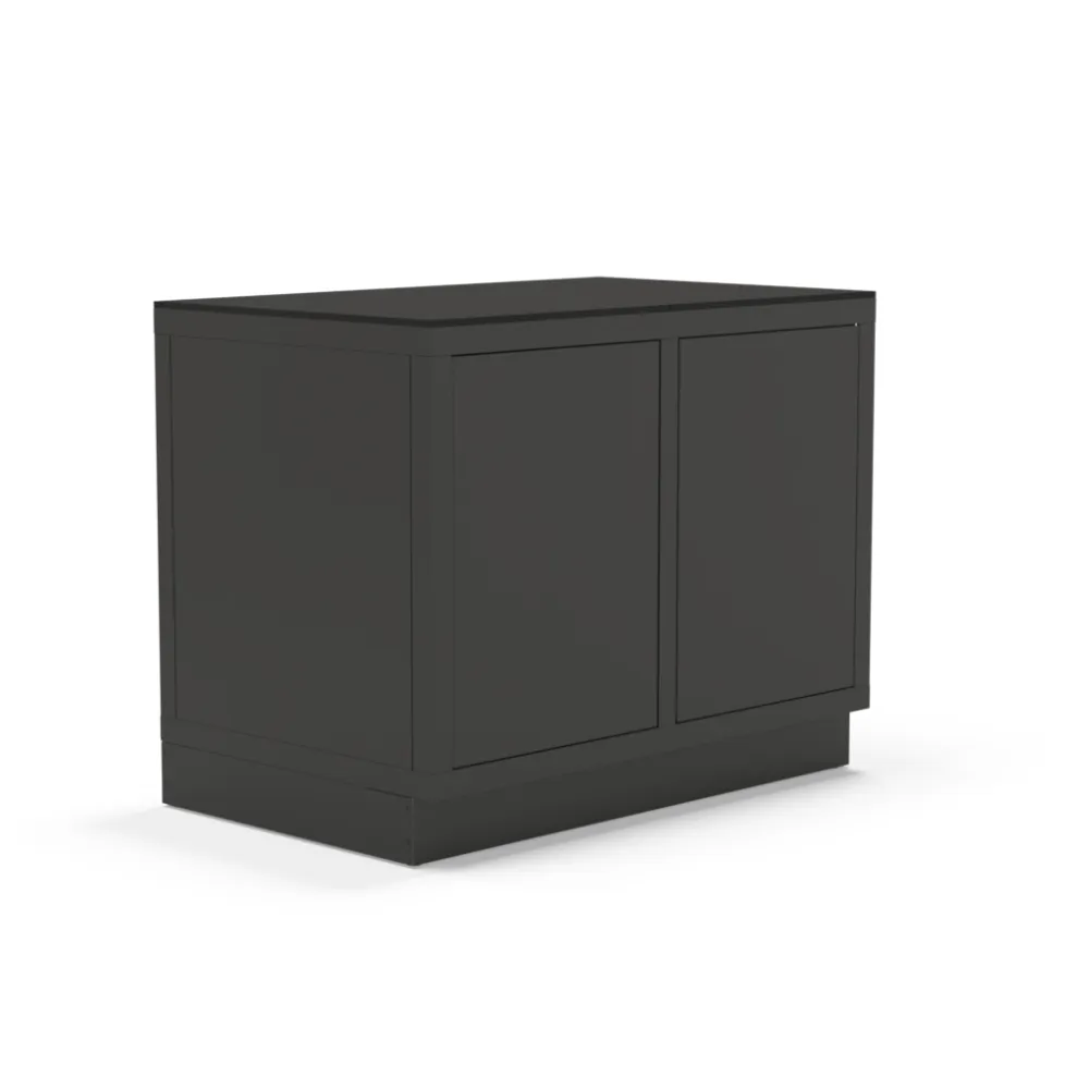 [C-U-C120-FT-STDF] 120 cm Outdoor Kitchen Module in 304 Stainless Steel (WITHOUT, WITHOUT, WITHOUT, FRONT)