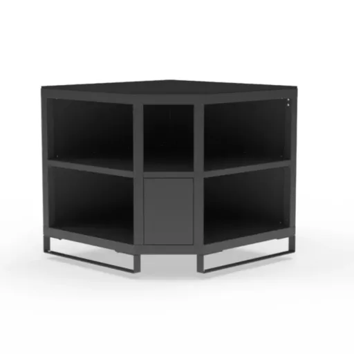 [C-U-CORN-FT-SF] Modulo angolare cucina da esterno 100 x 100 cm inox 304 (SENZA, BASAMENTO A SLITTA)