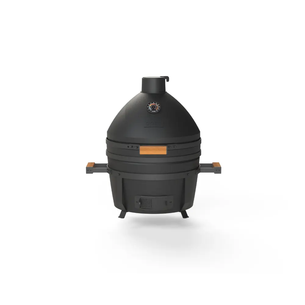 [C-U-QUATROM] Kamado QUATRO M de embutir 16" / Ø interno 35 cm (No trolley, Black)