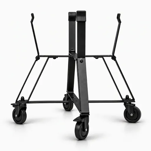 [C-C-TQL] Carrello con ruote per kamado Large da 21"